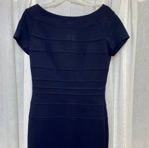 Escada Navy Blue Designer Dress Great Price